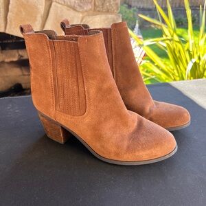 Women's Sam Edelman Suede Ankle Boots Winona  - Brown Size 8